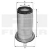 HITACHI 151849134 Air Filter